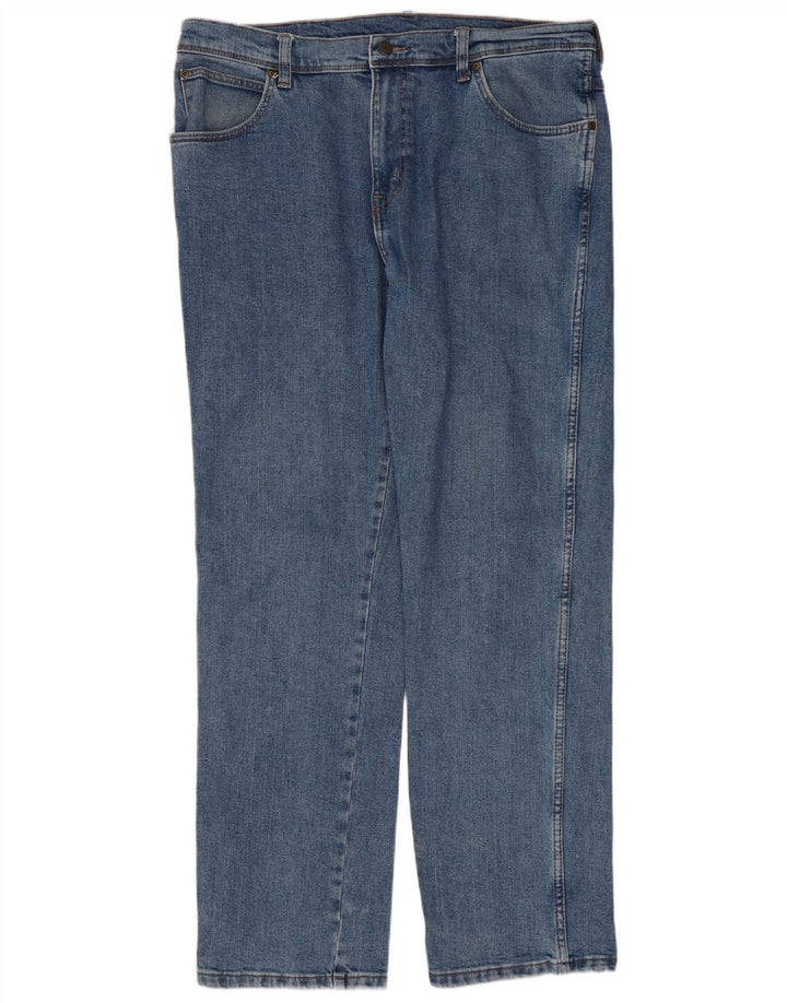 Wrangler Herren-Jeans mit normaler Passform, gerade Passform, W36, L32, blaue Baumwolle