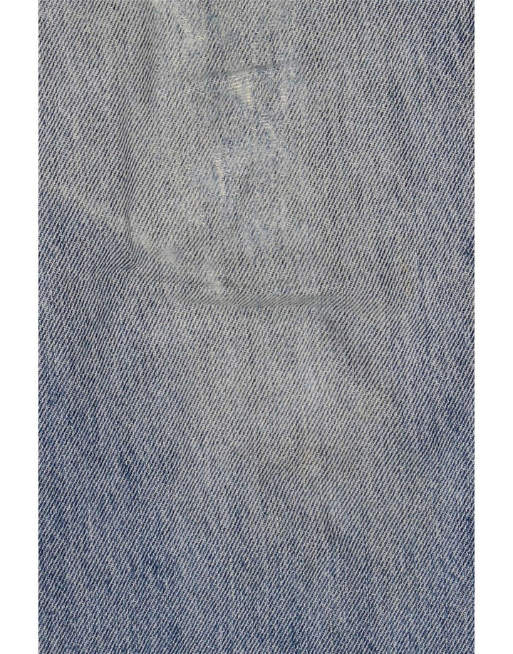 Levi's Herren 505 Distressed Straight Jeans W36 L30 Blau