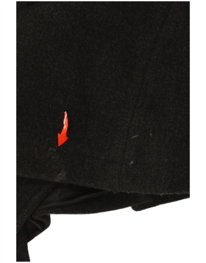 Jaeger Herrenmantel UK 42 XL Graue Wolle