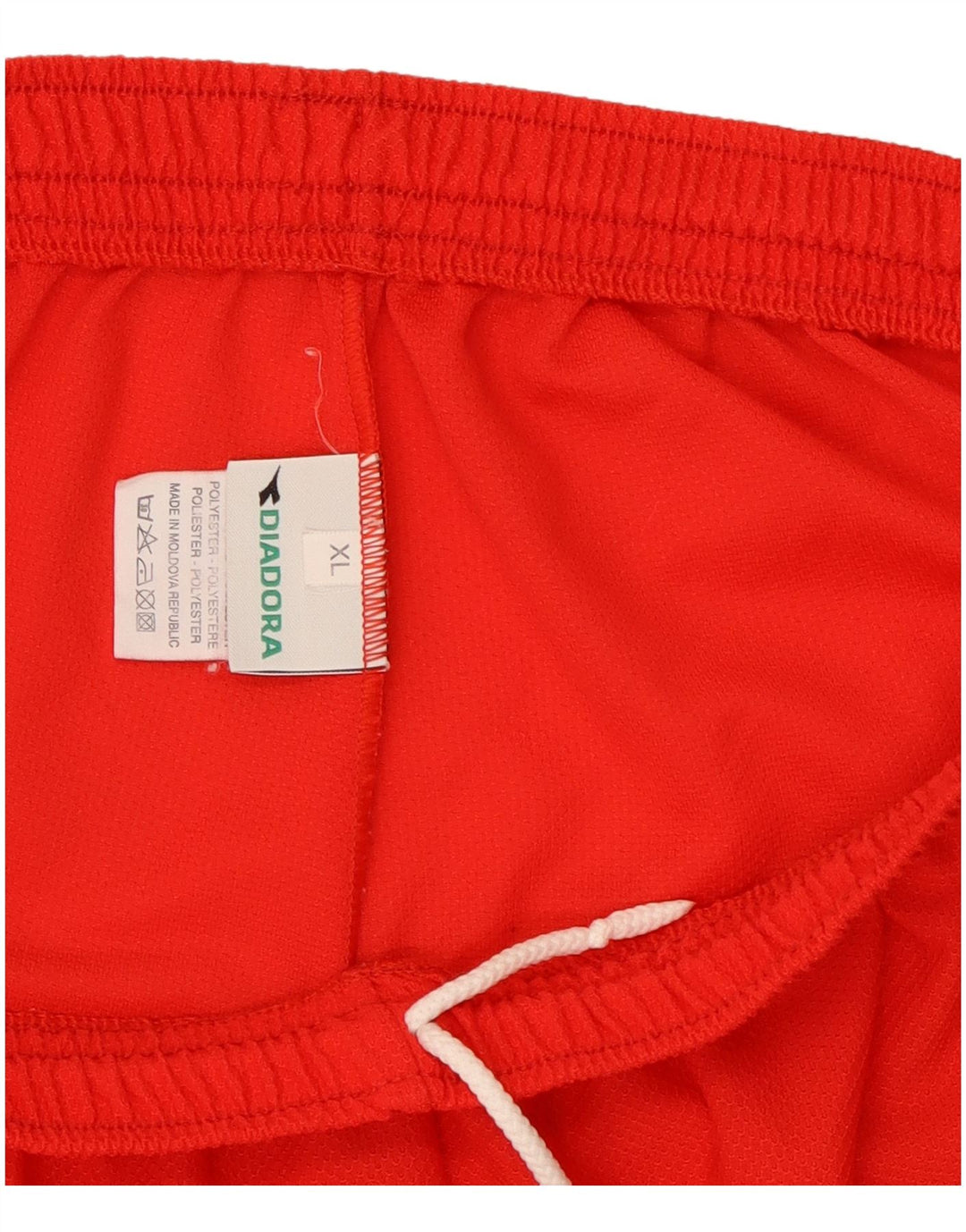 Diadora Herren Sportshorts XL Rot Polyester