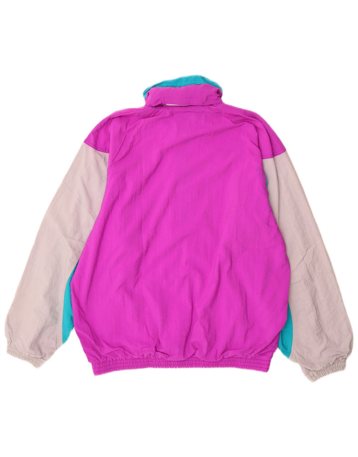 Dubin Herren-Pullover-Trainingsanzug, Oberteil, Jacke, groß, lila, Colourblock-Polyamid