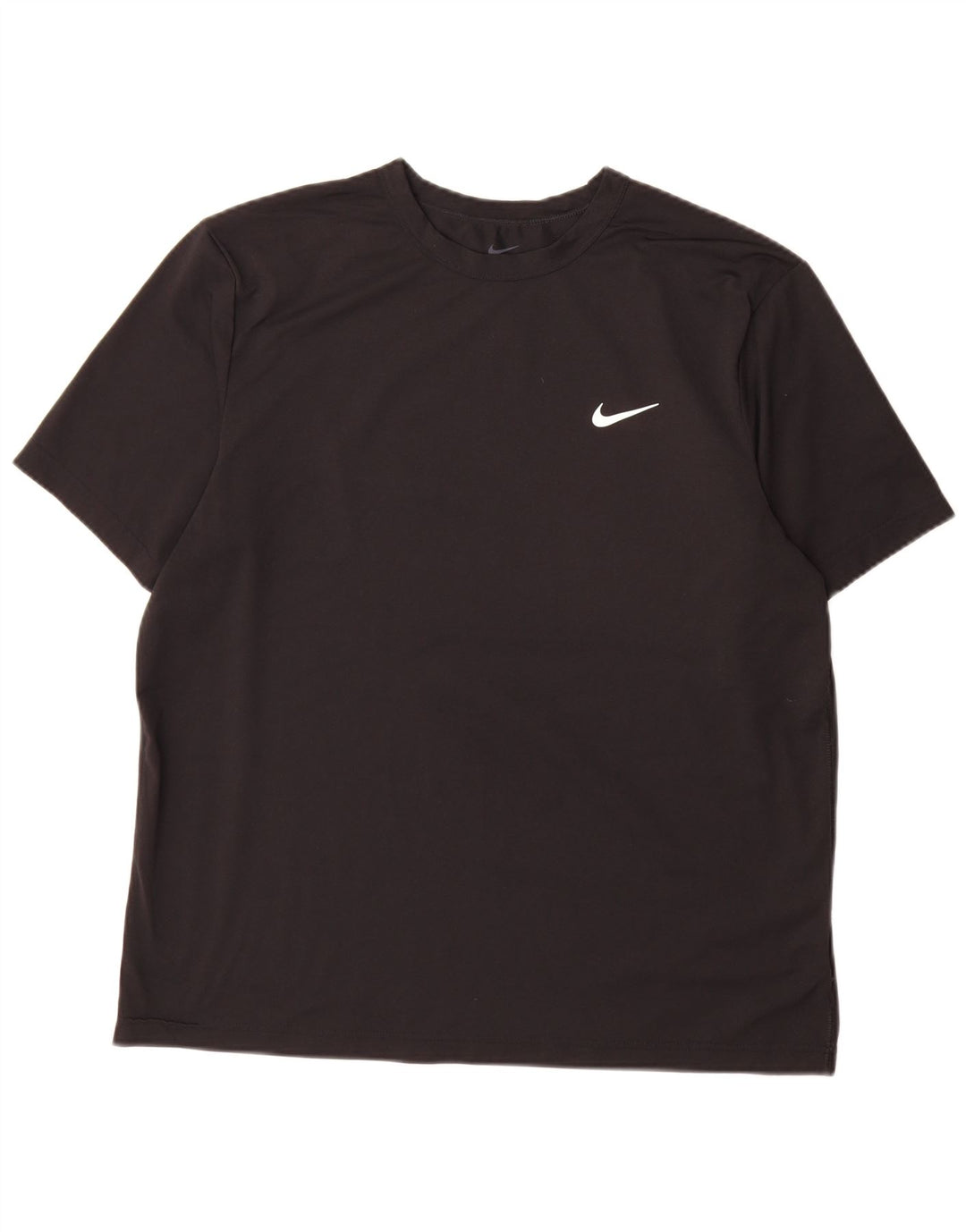 Nike Herren Dri Fit T-Shirt Top Large Schwarz Polyester