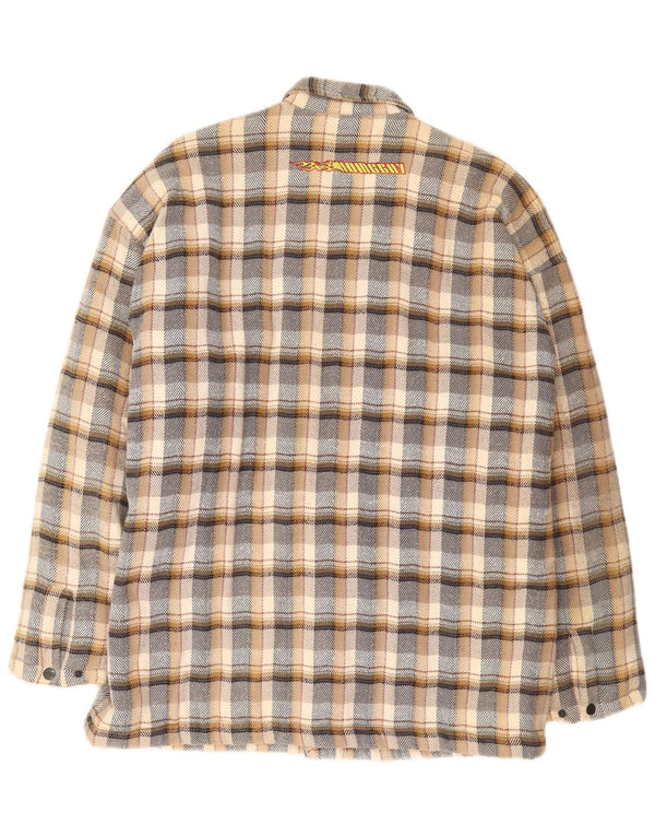Home Boy Herren-Bomberjacke mit Grafik, UK 42, XL, mehrfarbig, kariert, Baumwolle