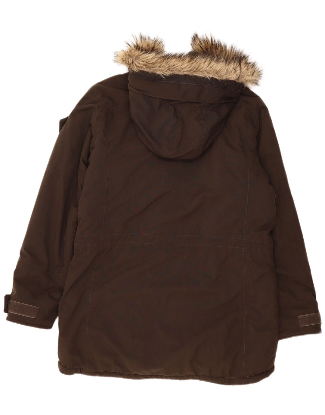 FJALL RAVEN Damen-Parka mit Kapuze, UK 16, Größe L, Khaki
