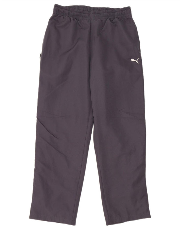 Puma Herren-Trainingshose aus mittelgrauem Polyester