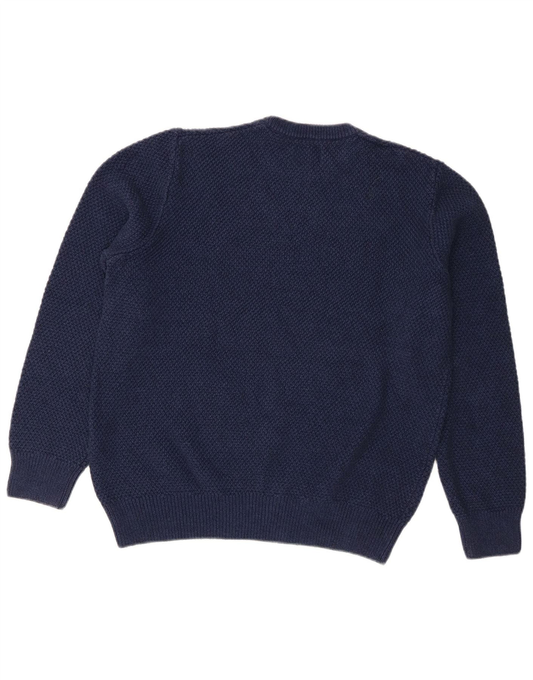 Superdry Herren-Pullover mit Rundhalsausschnitt, groß, marineblaue Baumwolle