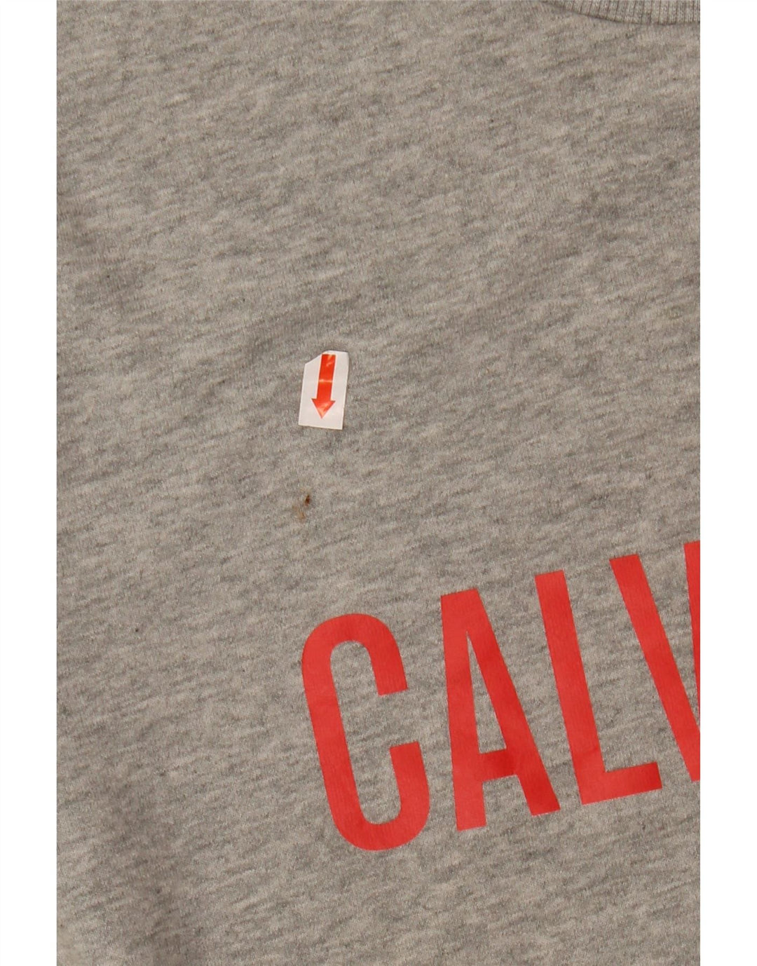 CALVIN KLEIN Herren Grafik-Sweatshirt-Pullover Mittelgrau