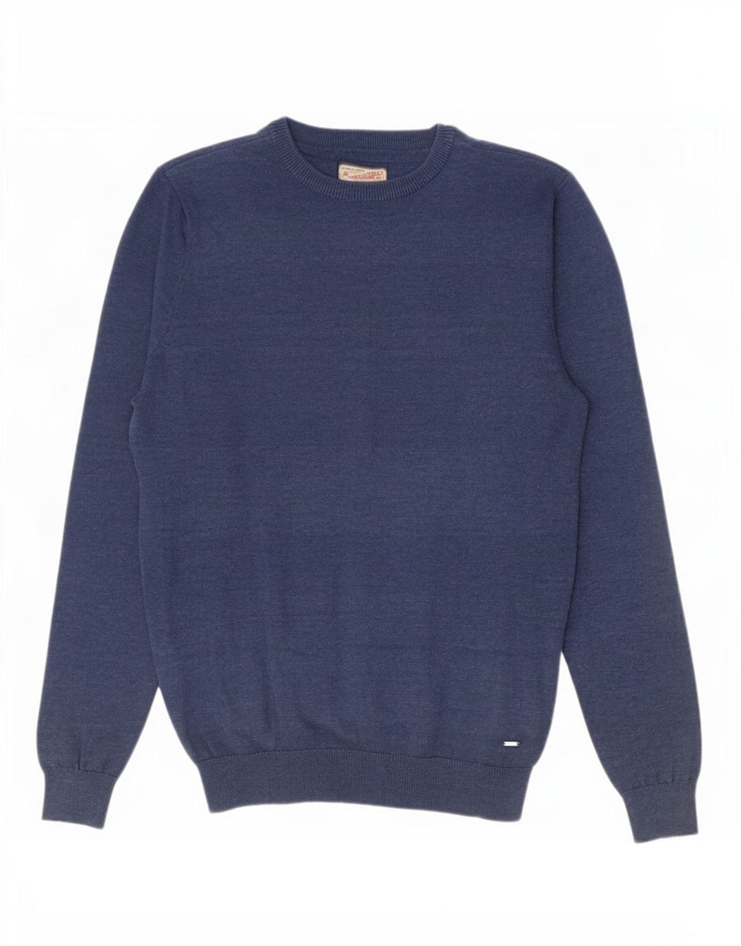 Petrol Industries Herren-Pullover mit Rundhalsausschnitt, mittlerer marineblauer Nadelstreifen
