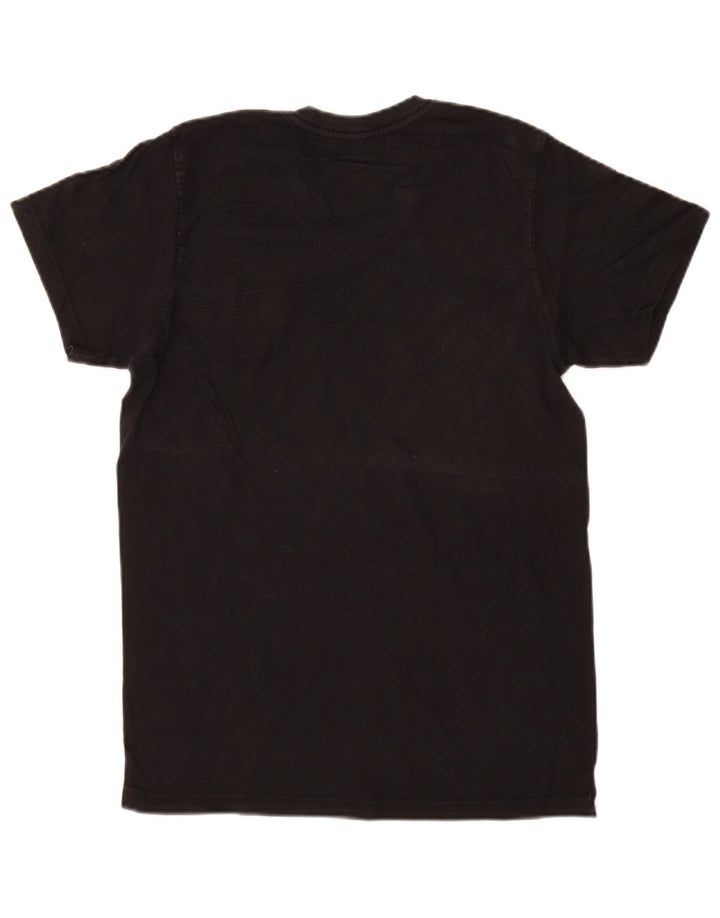CALVIN KLEIN Herren T-Shirt Top Small Schwarz Baumwolle