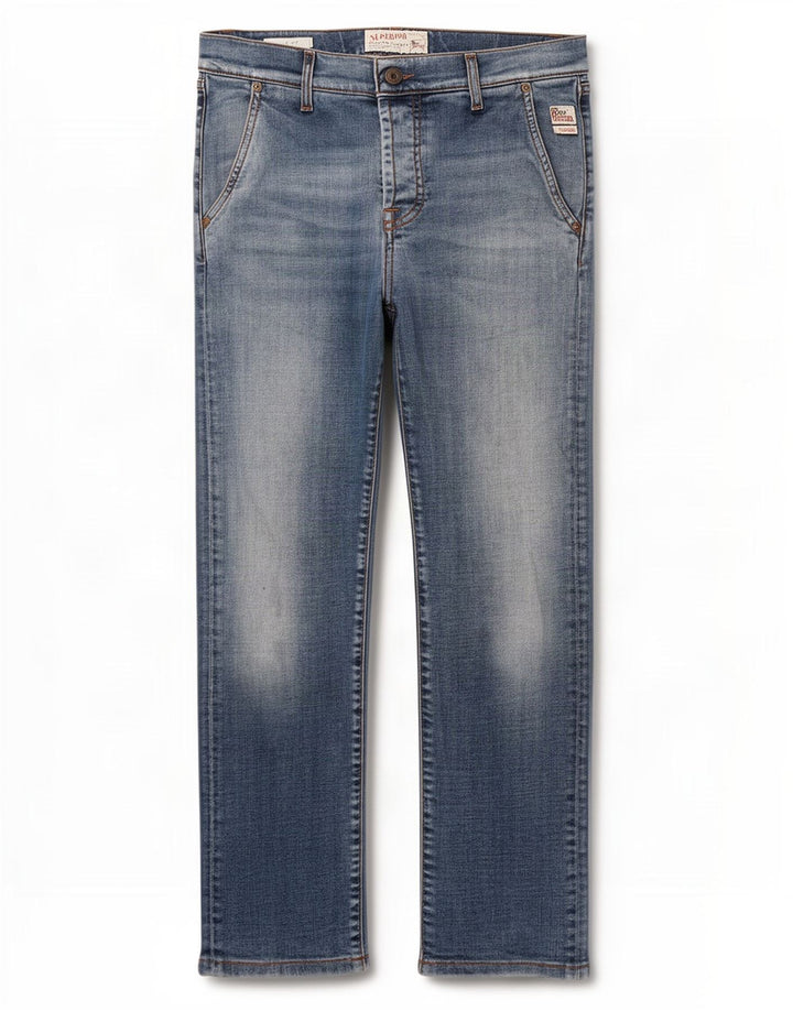 Roy Rogers Damen Slim Jeans W31 L26 Blaue Baumwolle