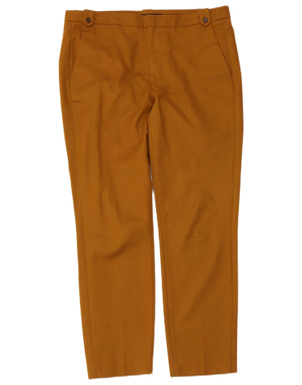 Zara Damen Slim Chino-Hose EU 40 Medium W30 L28 Braun