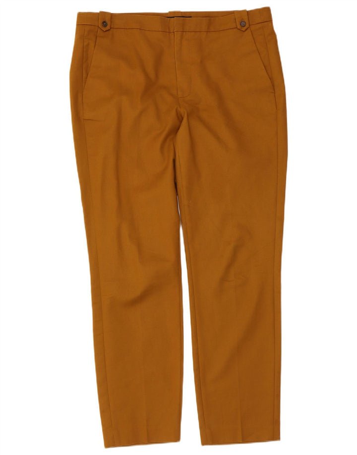 Zara Damen Slim Chino-Hose EU 40 Medium W30 L28 Braun
