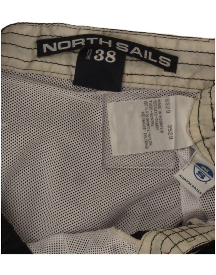 North Sails Herren Graphic Badeshorts XL Schwarz Polyamid