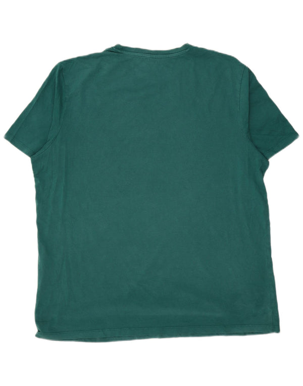 Jack & Jones Herren Grafik-T-Shirt-Oberteil XL aus grüner Baumwolle
