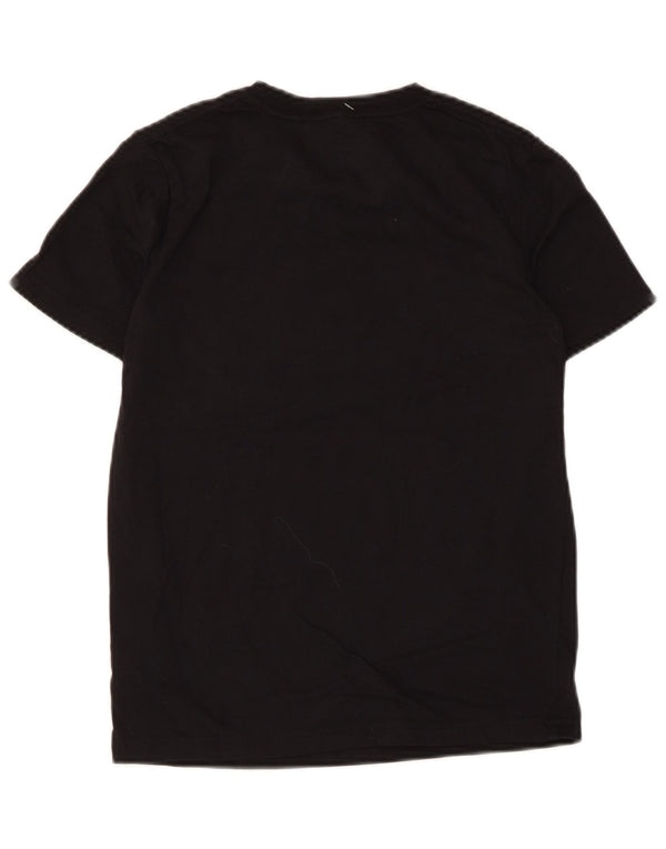 Hurley Jungen-T-Shirt mit Grafik, 10–11 Jahre, schwarze Baumwolle
