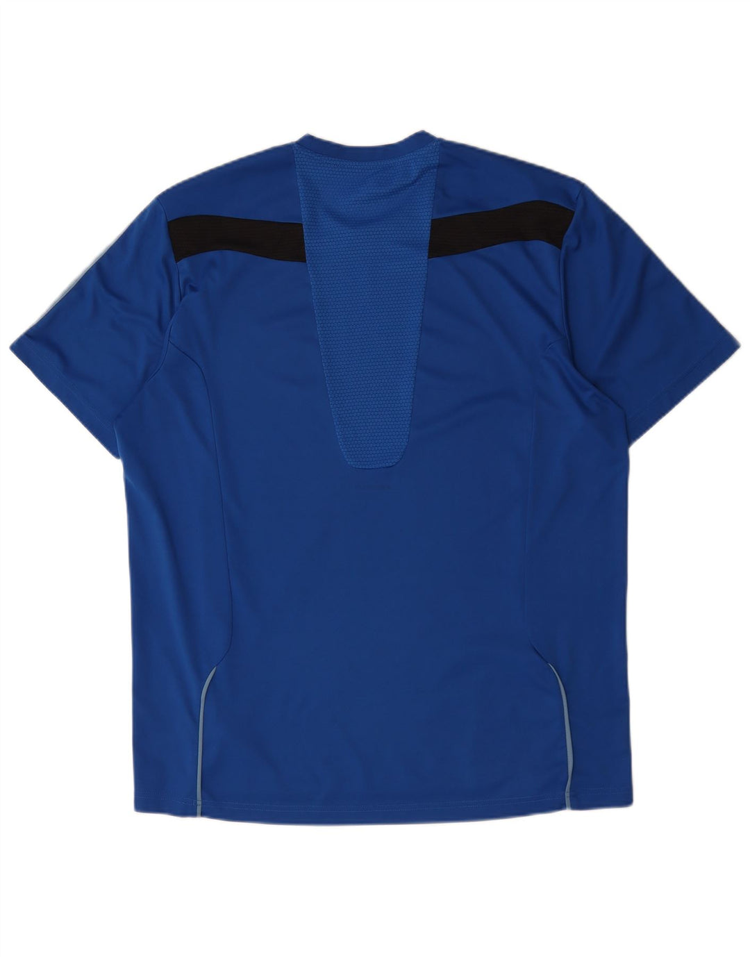 Adidas Herren T-Shirt Top XL Blau Colourblock Polyester