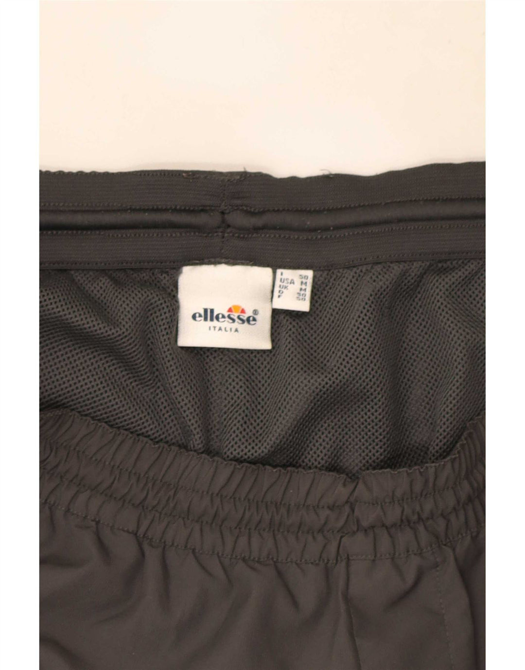 Ellesse Herren-Trainingshose, mittelgrau gestreift