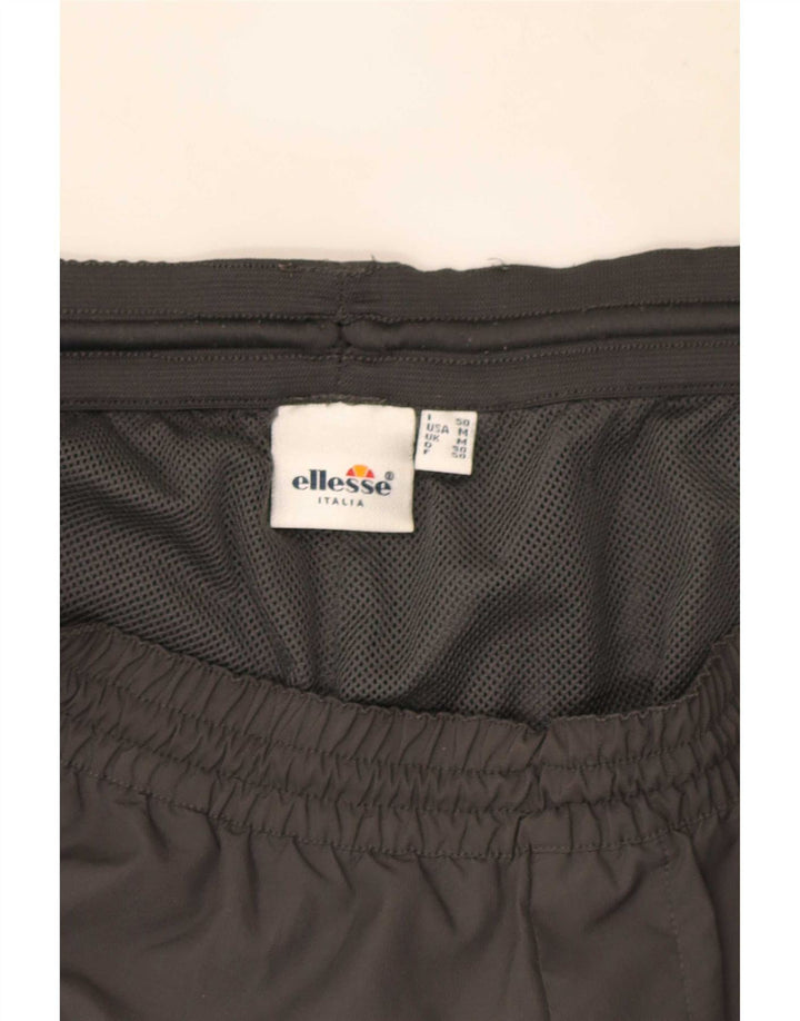 Ellesse Herren-Trainingshose, mittelgrau gestreift