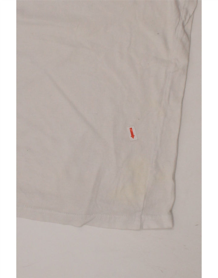 PUMA Boys Graphic T-Shirt Top 10-11 Years Medium White Cotton Vintage Puma and Second-Hand Puma from Messina Hembry 