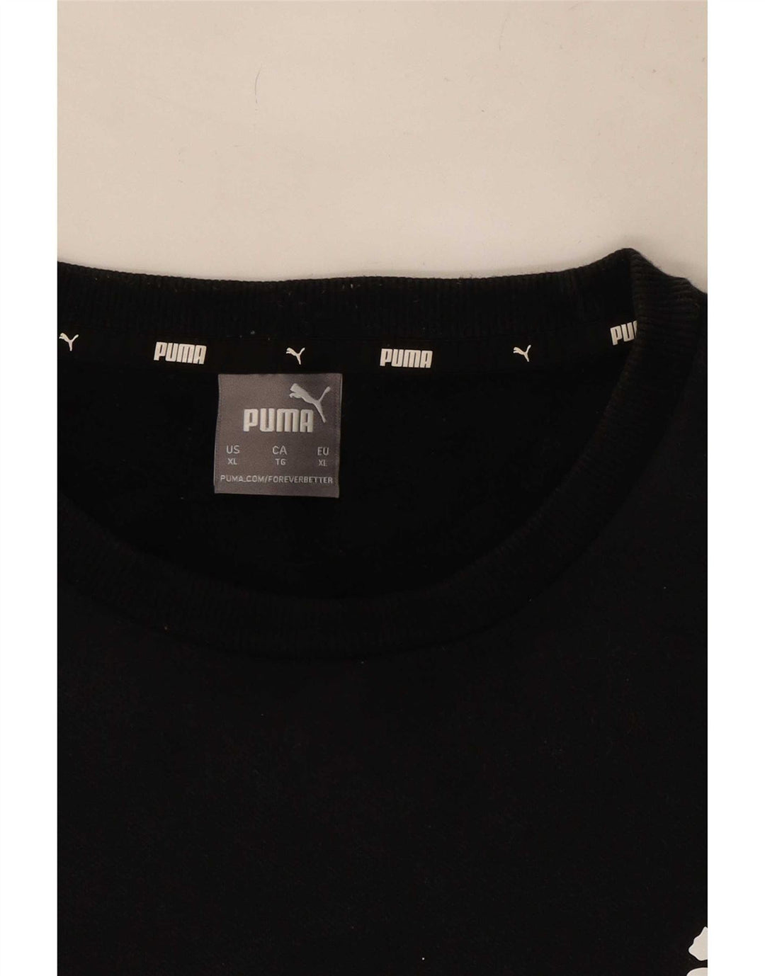 Puma Herren Sweatshirt Pullover XL Schwarz Baumwolle