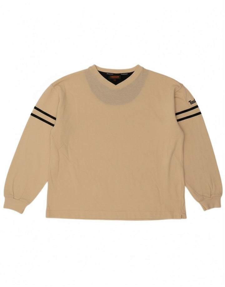 Timberland Sweatshirt-Pullover für Jungen, 13–14 Jahre, aus weißer Baumwolle