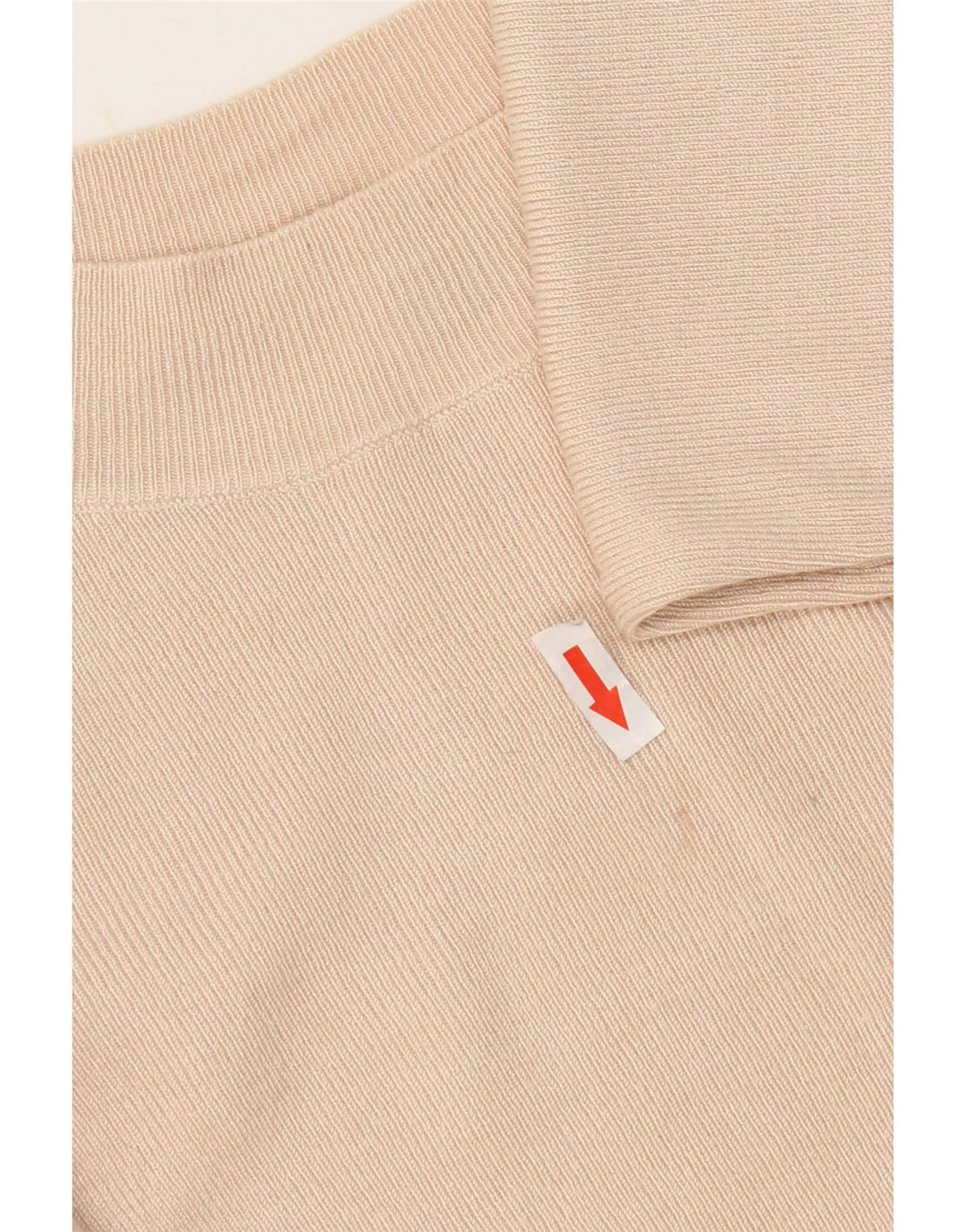 Oasis Damen Crop Top 3/4 Ärmel UK 12 Mittelbeige Viskose