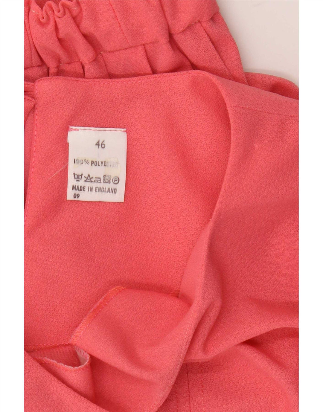 Vintage Damen Crop 2-teiliges Rock-Set IT 46 Large W34 Rosa Polyester