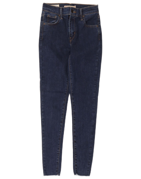 Levi's Damen 720 High Rise Super Skinny Jeans W23 L28 Blaue Baumwolle