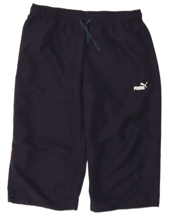 Puma Herren Bermuda Sport Shorts Large Marineblau