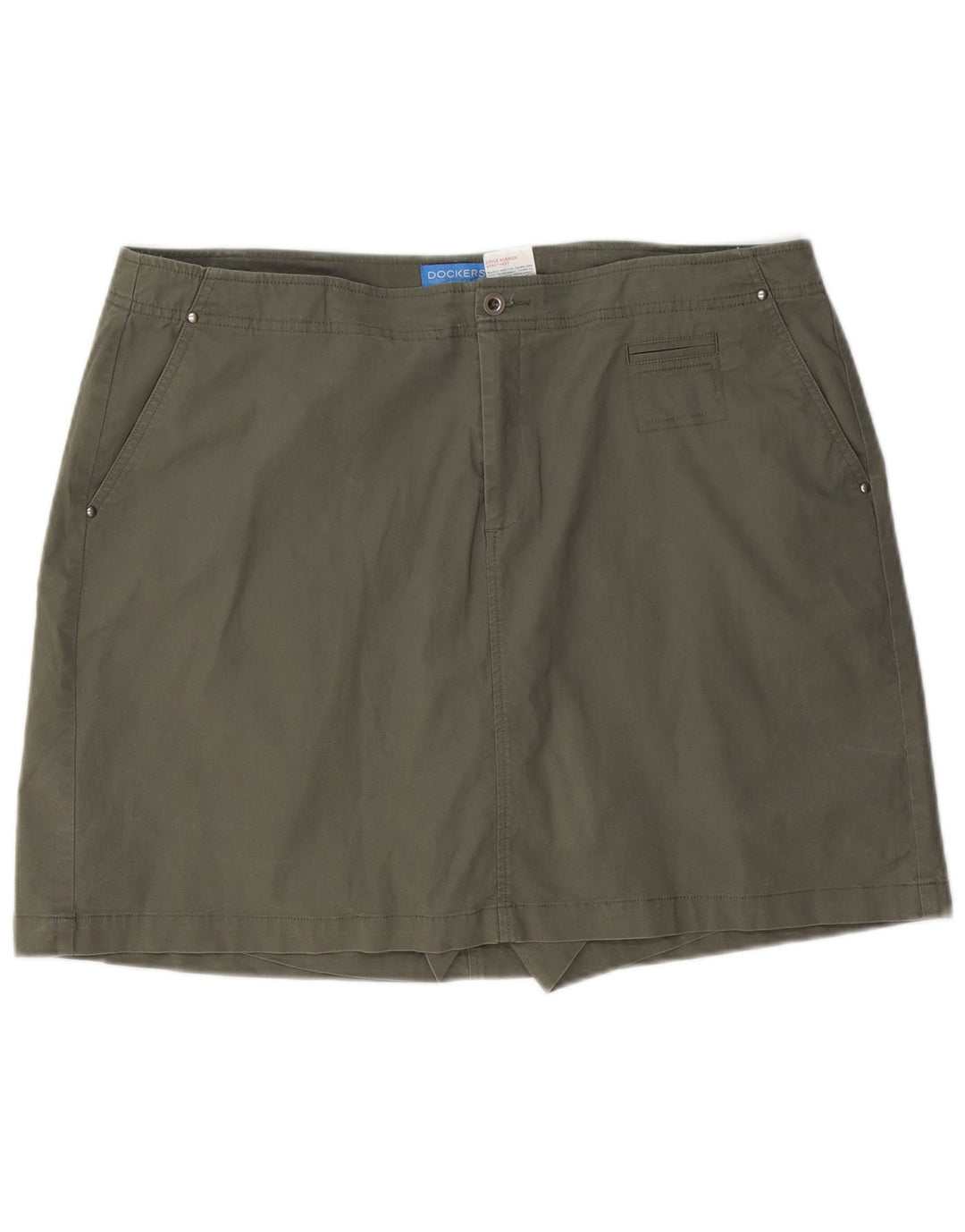 DOCKERS Damen Skort US 18 2XL Khaki Baumwolle