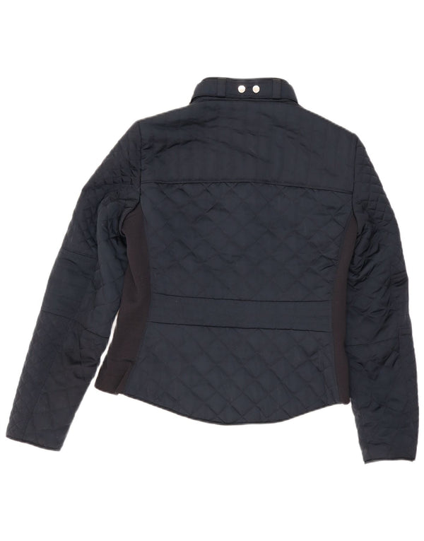 Zara Damen Steppjacke UK 14 Large Marineblau