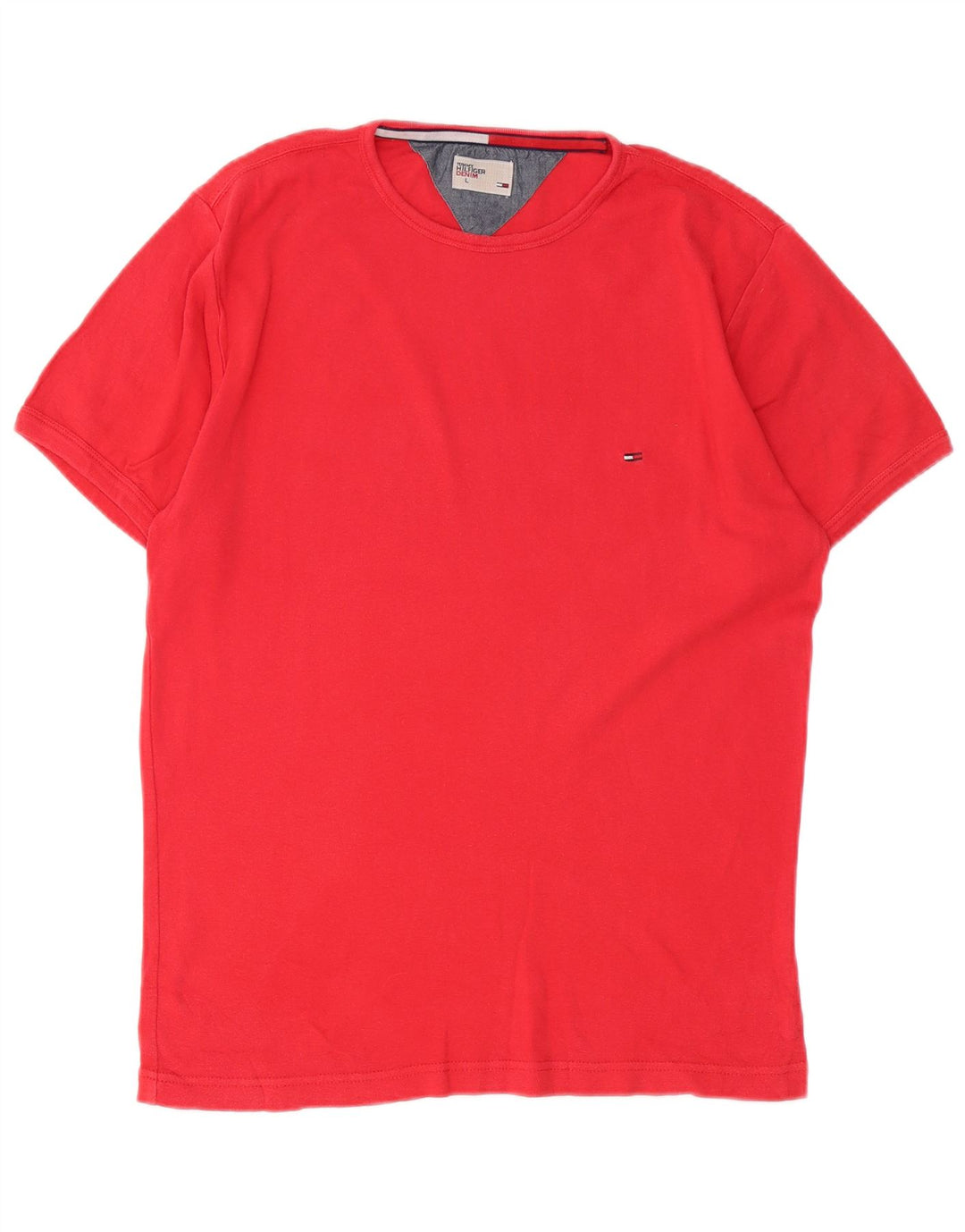 Tommy Hilfiger Herren T-Shirt Top Large Rot