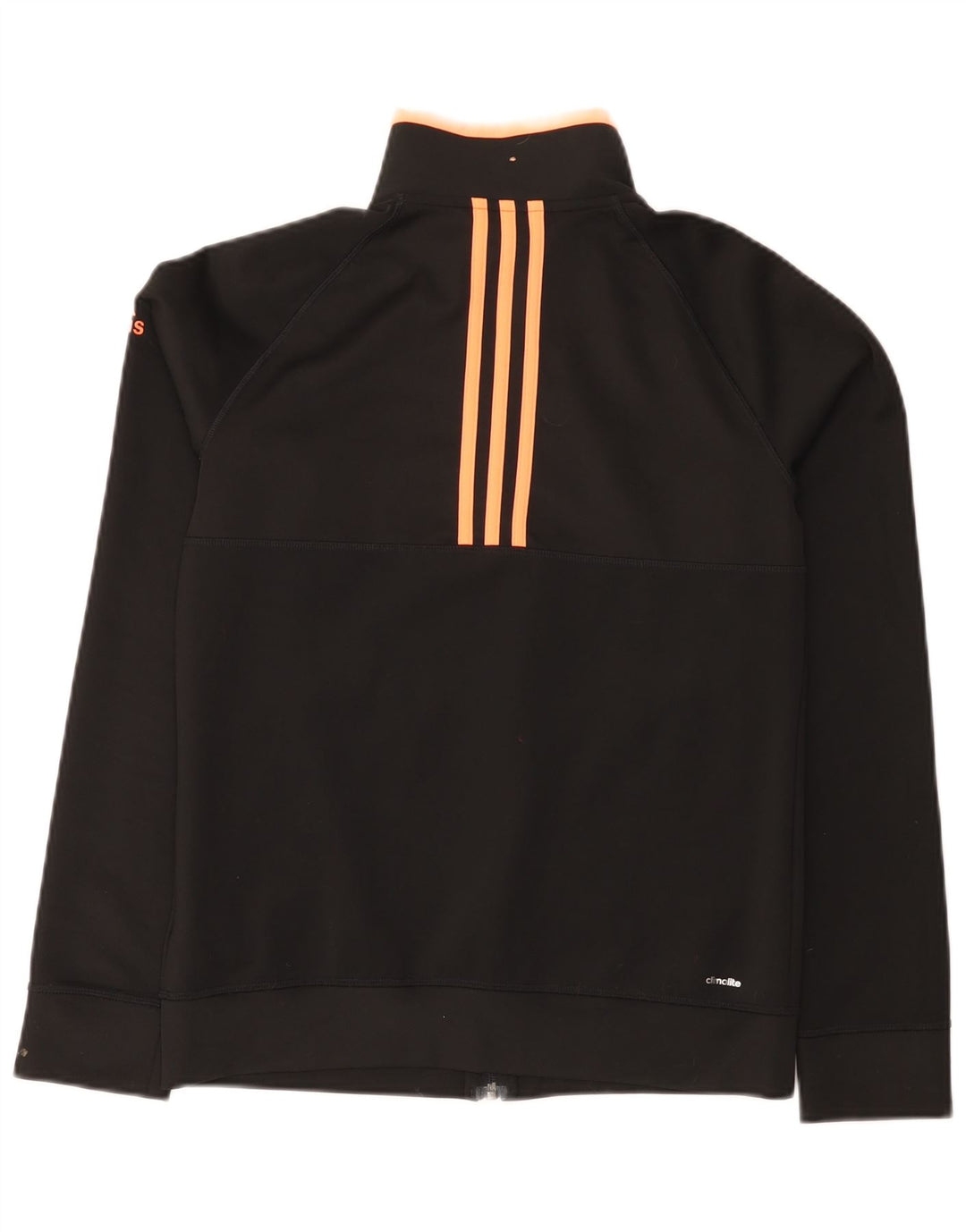 Adidas Damen Climalite Trainingsanzug Top Jacke UK 12/14 Medium Schwarz