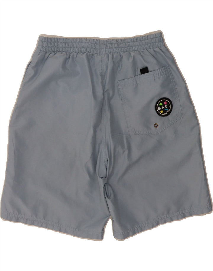 MAUI AND SONS Mens Graphic Swimming Shorts XS  Blue Polyester Vintage Maui and Sons and Second-Hand Maui and Sons from Messina Hembry 