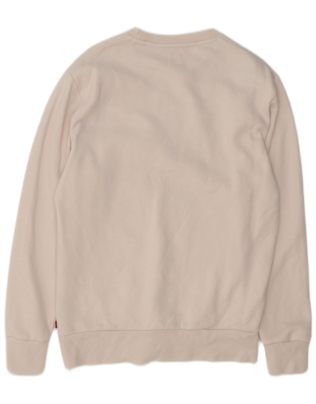Levi's Herren-Sweatshirt mit Standard-Grafik, Größe S, weiße Baumwolle
