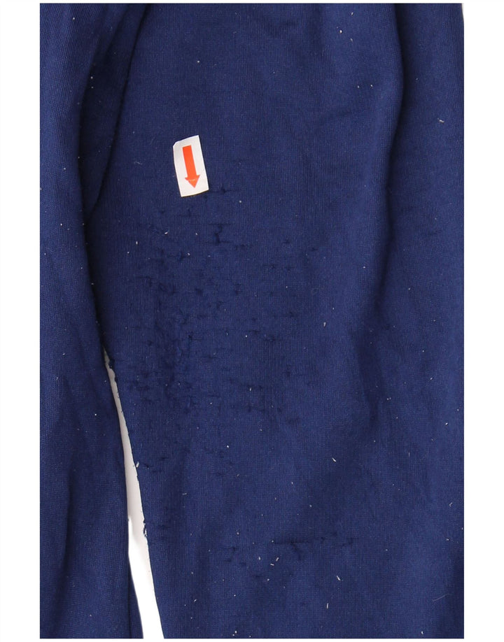 FILA Damen-Trainingsanzug-Oberteiljacke UK 16 Large Marineblau Polyester