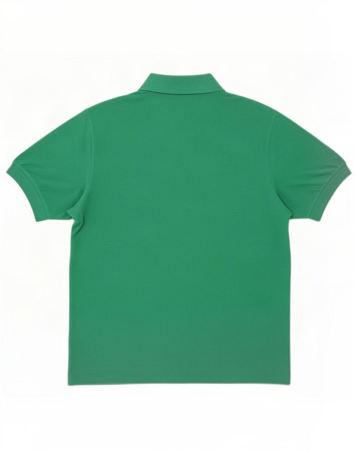 Lacoste Herren-Poloshirt aus mittelgrüner Baumwolle