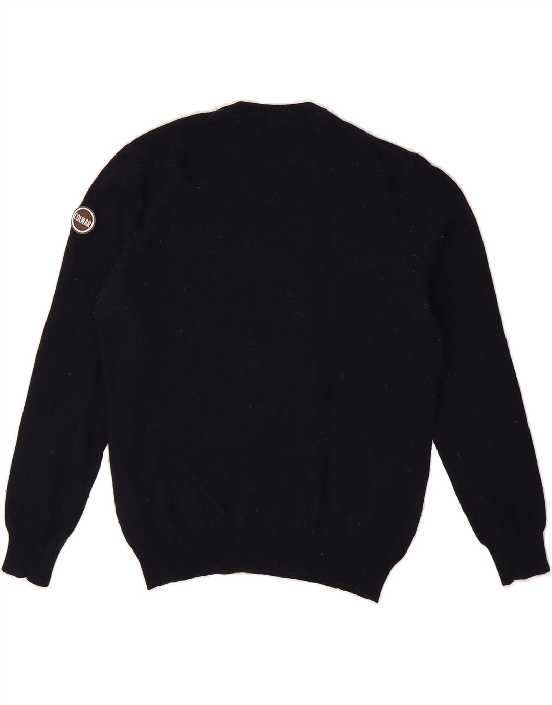 COLMAR Womens Crew Neck Jumper Sweater UK 14 Medium Navy Blue Vintage Colmar and Second-Hand Colmar from Messina Hembry 
