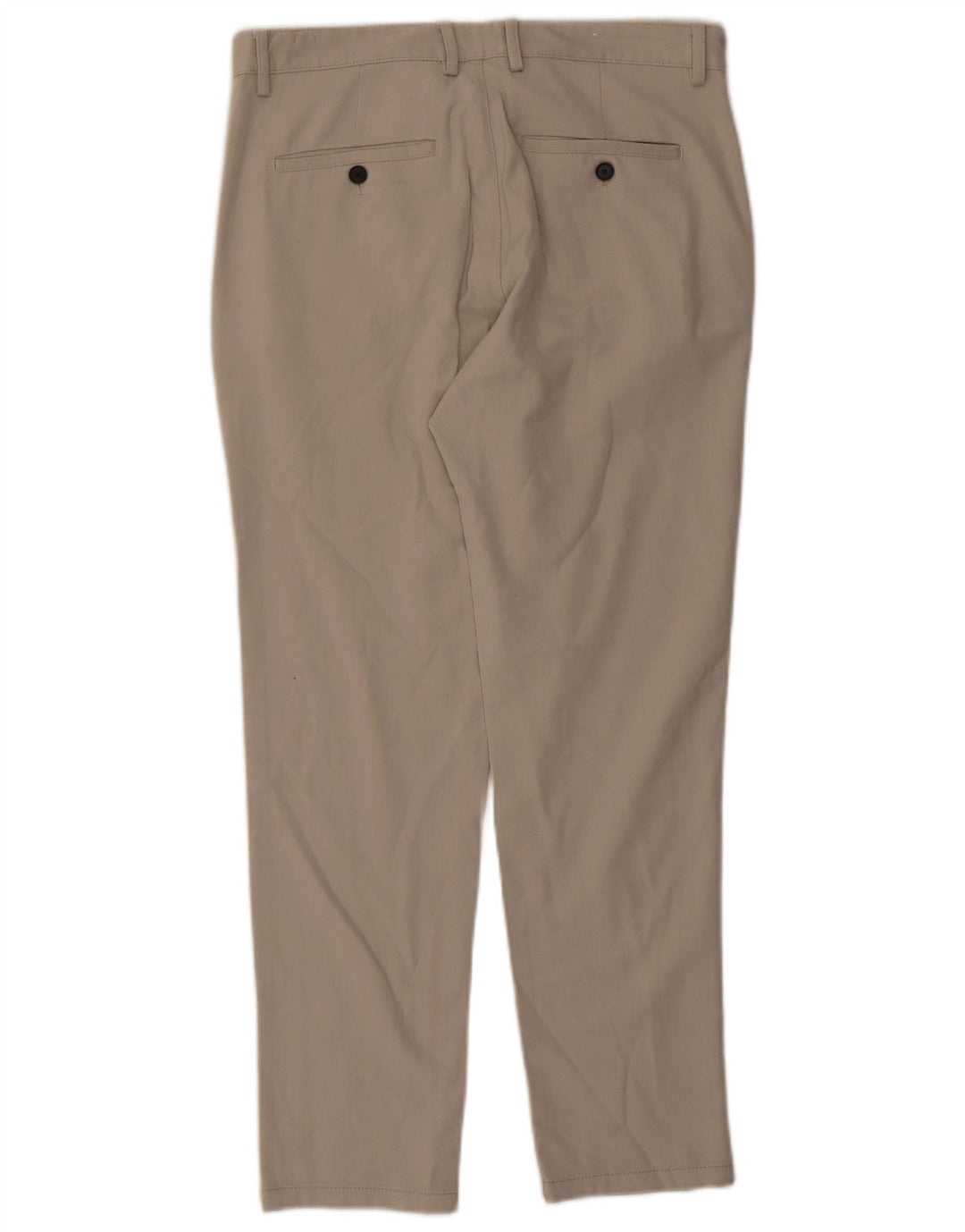 ZARA Damen Slim Chino-Hose EU 40 Mittel W31 L38 Beige