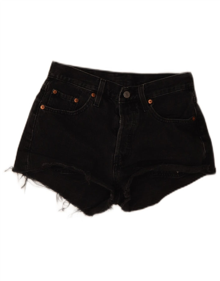 Levi's Damen 501 Denim Shorts W25 XS Graue Baumwolle