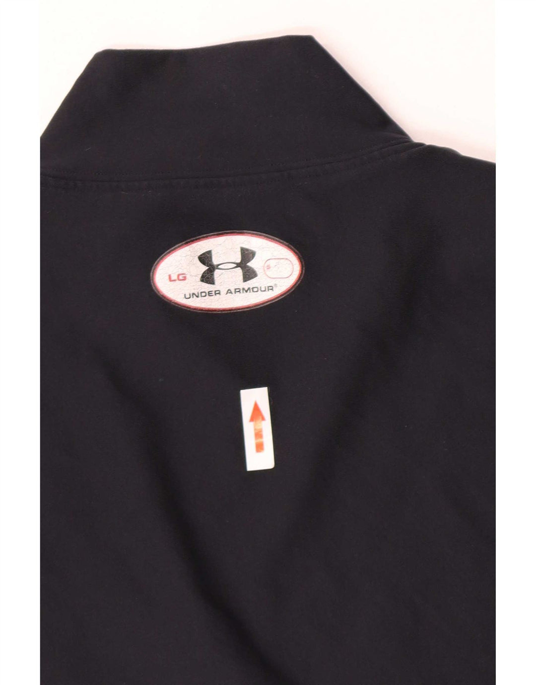 Under Armour Damen Top Langarm UK 14 Large Marineblau Nylon