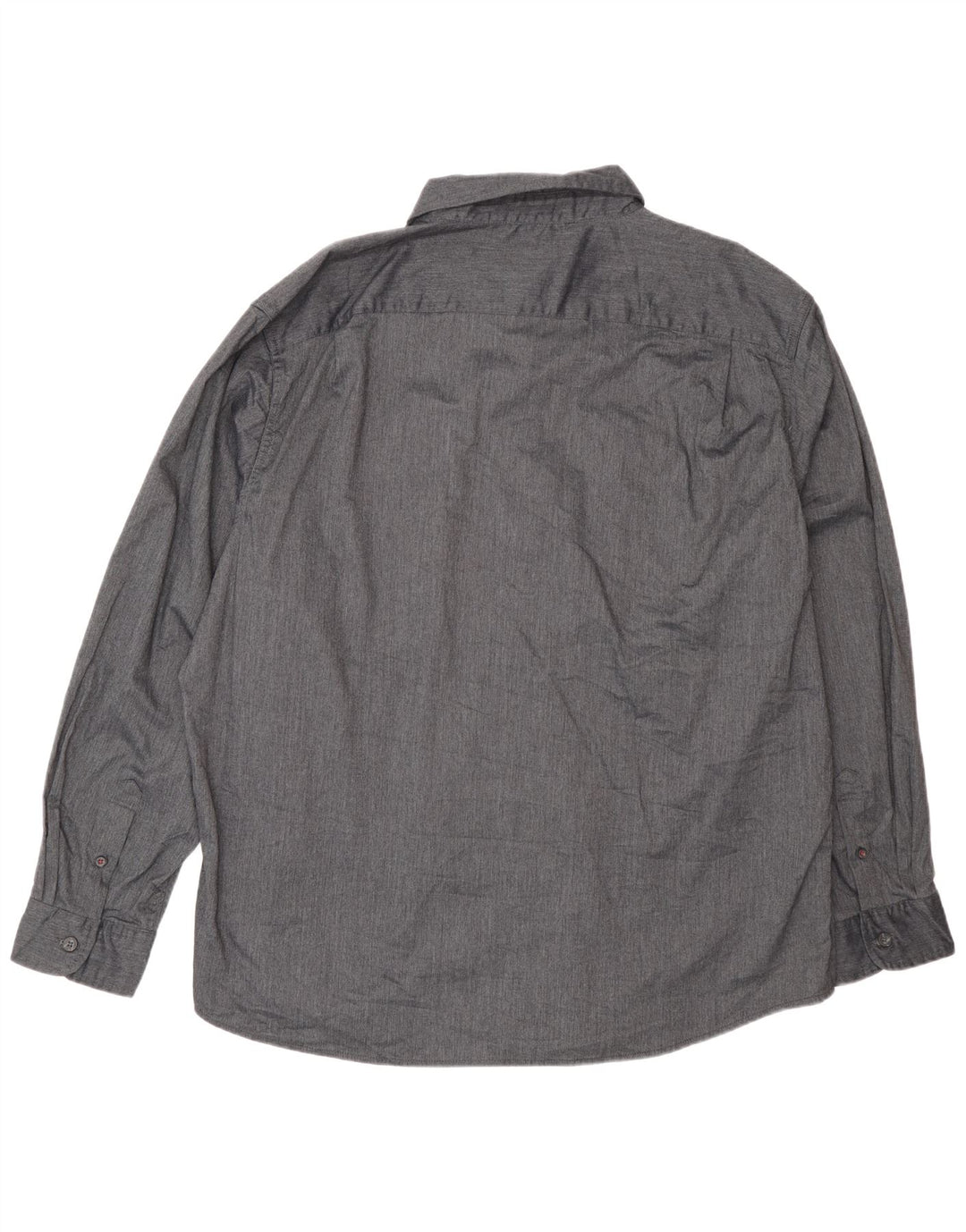 Wrangler Herrenhemd 2XL Graue Baumwolle