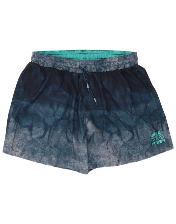 Mountain Warehouse Damen-Badeshorts, UK 20 2XL, Marineblau, Batikfärbung