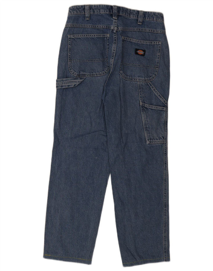 Dickies Damen Cargo Straight Jeans W27 L26 Blau