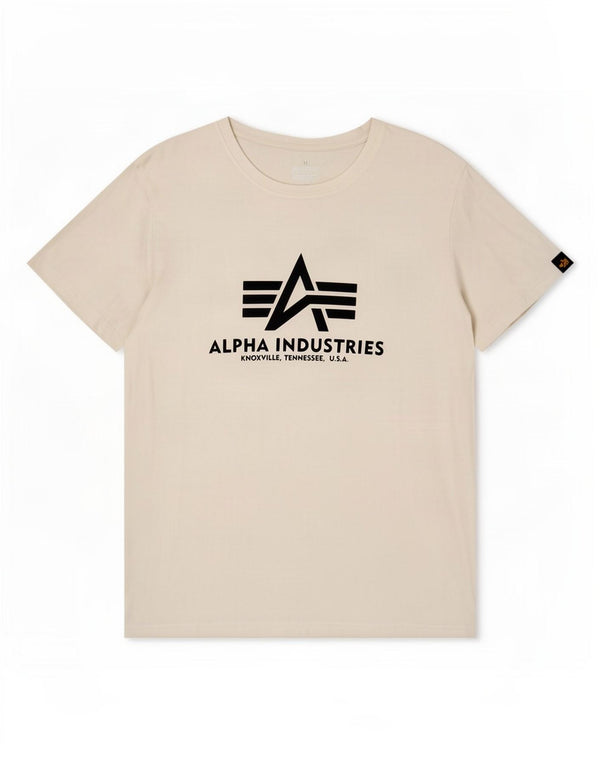 Alpha Industries Damen Grafik-T-Shirt-Oberteil UK 14 Large Weiße Baumwolle