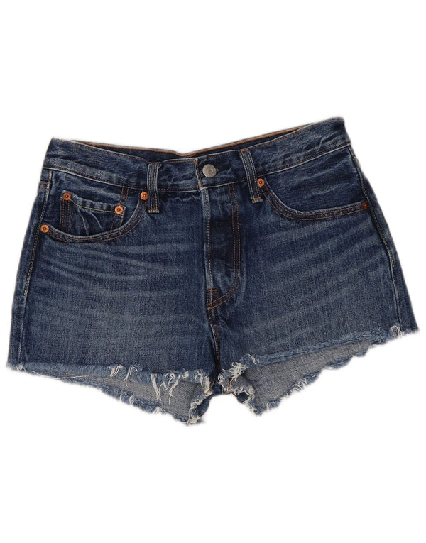 Levi's Damen 501 Denim Shorts W26 Small Blaue Baumwolle