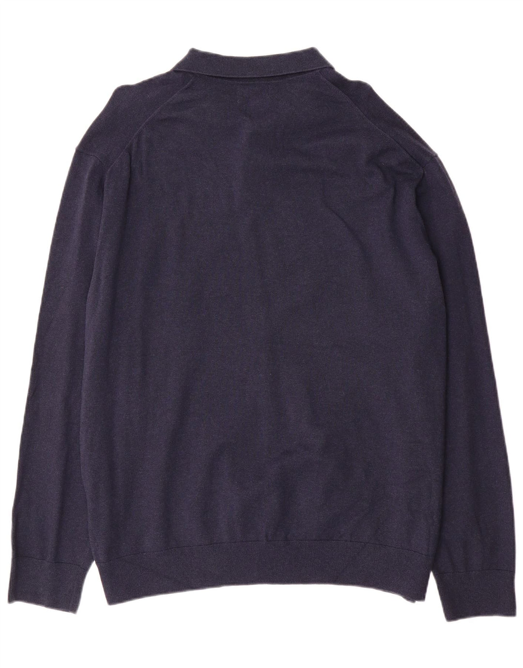 Marks & Spencer Herren-Pullover mit Rollkragen, 2XL, Marineblau, Baumwolle