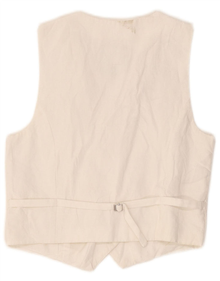Zara Damen Weste UK 6 XS Weiß