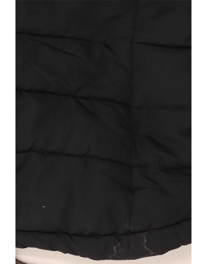 Topshop Damen-Jacke mit Kapuze, wattiert, Größe S, Marineblau, Polyester