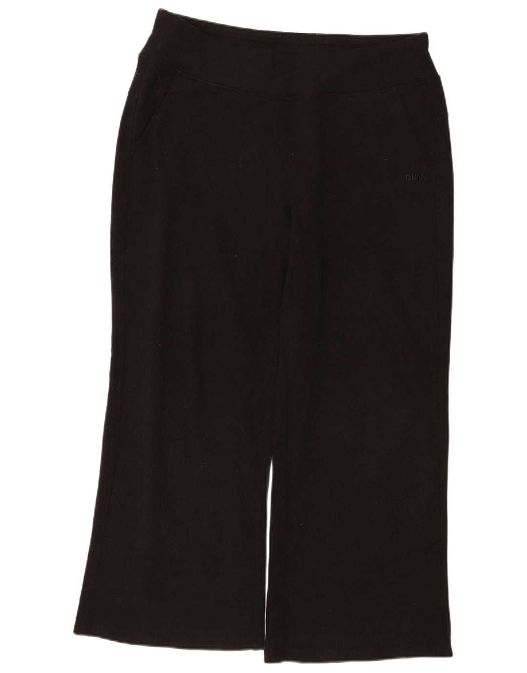 Dkny Damen-Trainingshose, UK-Größe 46, Größe L, Schwarz, Baumwolle